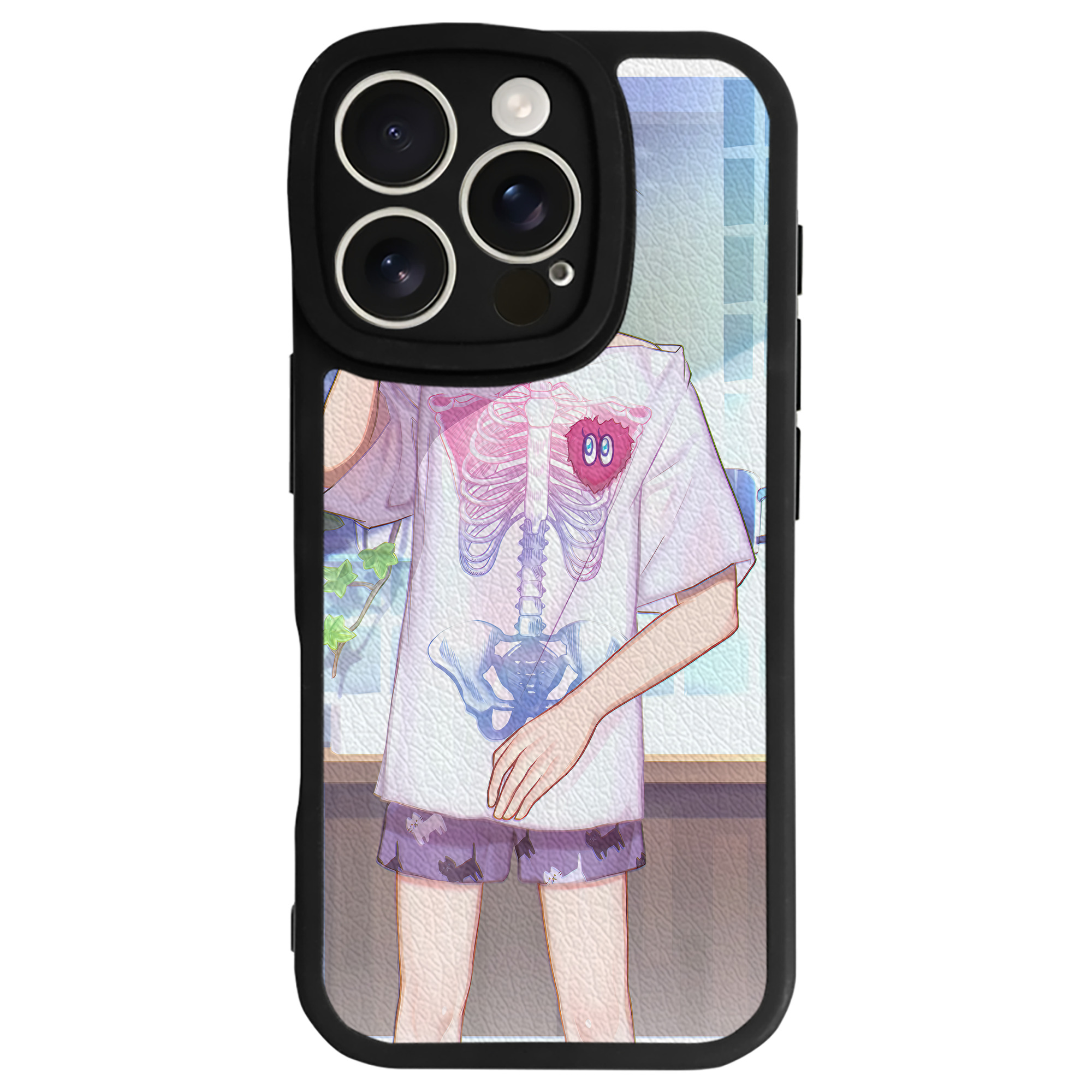 （画像用） ハイキュー!! Haikyu!! 【iPhone 16シリーズ対応】シリコンスマホケース（レザー調） 材質：シリコン